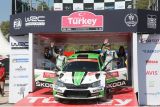 Turecká rallye: Kopecký z týmu ŠKODA zvítězil ve WRC 2; ŠKODA má týmový titul pro kategorii WRC 2