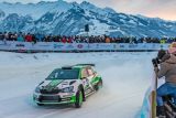 Mistr světa WRC 2 týmu ŠKODA Jan Kopecký vyhrál GP Ice Race před Julianem Wagnerem