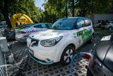 Nabíjení elektromobilů na výstavišti v Českých Budějovicích