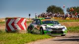 Německá rallye: Rovanperä a Kopecký drží první dvě místa pro tým ŠKODA v kategorii WRC 2 Pro