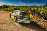 Německá rallye: Rovanperä a Kopecký drží první dvě místa pro tým ŠKODA v kategorii WRC 2 Pro