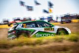 Německá rallye: Jan Kopecký a Pavel Dresler převzali vedení pro značku ŠKODA ve WRC 2 Pro