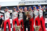 Toyota Yaris WRC kompletně obsadila stupně vítězů na Německé rallye