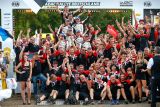 Toyota Yaris WRC kompletně obsadila stupně vítězů na Německé rallye