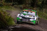 Britská rallye ve Walesu: Jezdec ŠKODA Kopecký ve vedení před týmovým kolegou Kalle Rovanperou