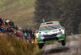 Britská rallye ve Walesu: jezdec ŠKODA Kalle Rovanperä je blízko k zisku titulu ve WRC 2 Pro