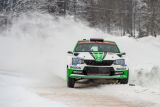 Švédská rally: ŠKODA Motorsport s Pontusem Tidemandem a O.C. Veibym útočí na vítězství