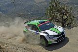 Mexická rally: Pontus Tidemand z týmu ŠKODA Motorsport dominuje kategorii WRC 2