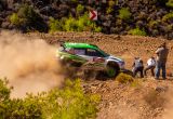 Turecká rallye: Kopecký z týmu ŠKODA je po odstoupení Tidemanda na cestě za titulem WRC 2