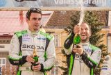 Jan Kopecký, tovární pilot ŠKODA, vyhrál Valašskou rallye a současně svoji 45. soutěž mistrovství republiky