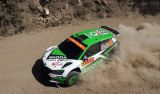 Portugalská rallye: Jan Kopecký vede s novým vozem ŠKODA FABIA R5 evo v kategorii WRC 2 Pro