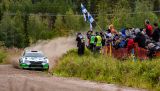 Finská rallye: místní hrdina Kalle Rovanperä jedoucí v barvách ŠKODA vede v kategorii WRC 2 Pro