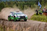 Finská rallye: místní hrdina Kalle Rovanperä jedoucí v barvách ŠKODA vede v kategorii WRC 2 Pro