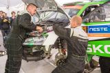 Finská rallye: tovární jezdec ŠKODA Rovanperä se drží ve vedení kategorie WRC 2 Pro