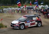 Finská rallye: tovární jezdec ŠKODA Rovanperä se drží ve vedení kategorie WRC 2 Pro