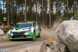 Finská rallye: Kalle Rovanperä s vozem ŠKODA FABIA R5 evo vyhrál v domácí soutěži ve WRC 2 Pro