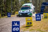 Finská rallye: Kalle Rovanperä s vozem ŠKODA FABIA R5 evo vyhrál v domácí soutěži ve WRC 2 Pro