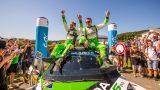 Posádka týmu ŠKODA Motorsport Kopecký/Dresler vítězí ve Zlíně a popáté v řadě získává mistrovský titul