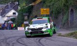 Německá rallye: Rovanperä a Kopecký drží první dvě místa pro tým ŠKODA v kategorii WRC 2 Pro