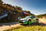 Německá rallye: Rovanperä a Kopecký drží první dvě místa pro tým ŠKODA v kategorii WRC 2 Pro