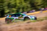 Německá rallye: Jan Kopecký a Pavel Dresler převzali vedení pro značku ŠKODA ve WRC 2 Pro