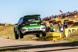 Německá rallye: Jan Kopecký a Pavel Dresler převzali vedení pro značku ŠKODA ve WRC 2 Pro