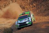 Turecká rallye: Jezdec ŠKODA Jan Kopecký vede v kategorii WRC 2 Pro, Kalle Rovanperä musel odstoupit, ale na trať se v sobotu vrátí