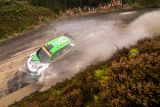 Britská rallye ve Walesu: jezdec ŠKODA Kalle Rovanperä je blízko k zisku titulu ve WRC 2 Pro