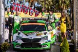 Španělská rallye: Jan Kopecký a Kalle Rovanperä získali pro značku ŠKODA titul mistra světa výrobců v kategorii WRC 2 Pro
