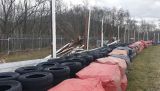 Autodrom Most obnoví protihlukovou dřevěnou stěnu před cílovou rovinkou okruhu
